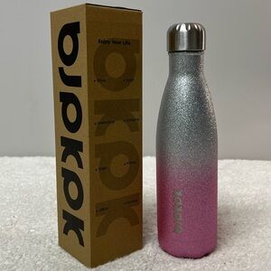 BJPKPK Insulated Stainless Steel Sports Water Bottles -17oz/500ml
